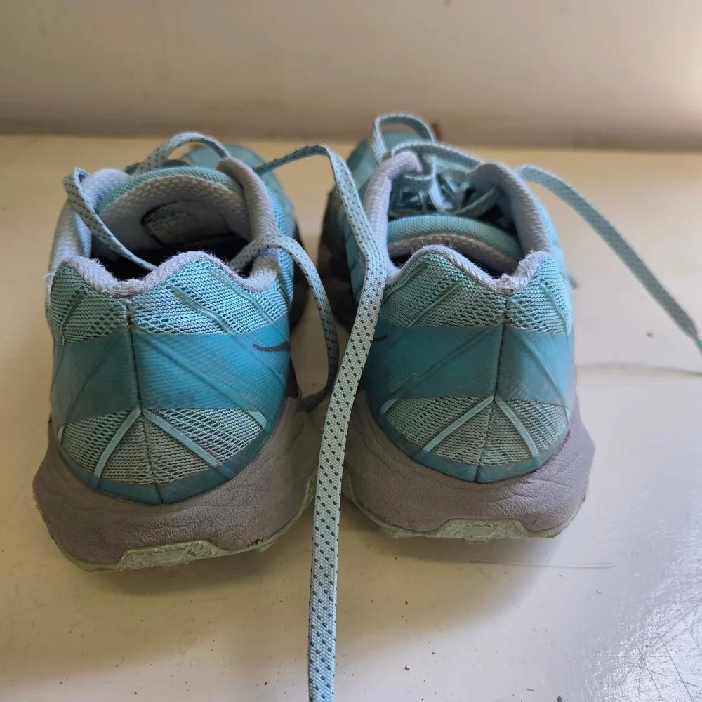 Hoka One One Torrent Womens Trail Running Shoes Blue Teal Size 6.5 1097755 ASDGG